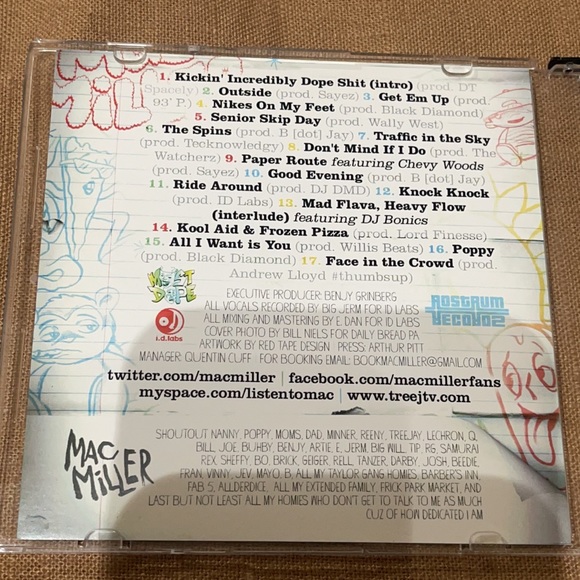 Mac Miller KIDS Kickin Incredibly Dope Shit Original Pressed Mixtape - Picture 9 of 13